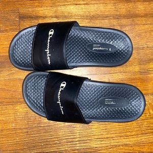 Black Champion Slides